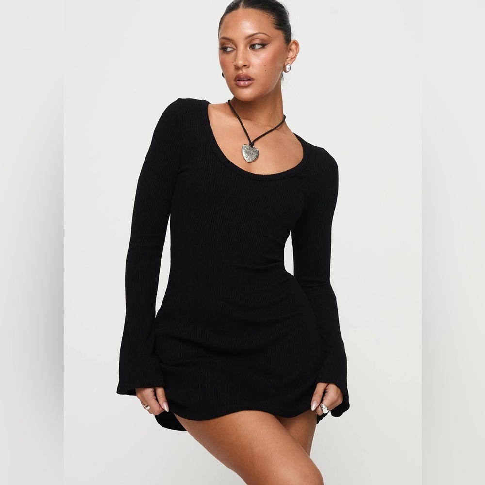 🆕 Princess Polly Best Interest Long Sleeve Mini Dress